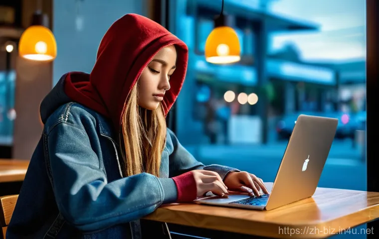 정보 시스템 - **Prompt:** A young, focused professional woman is in a brightly lit, contemporary home office. She ...