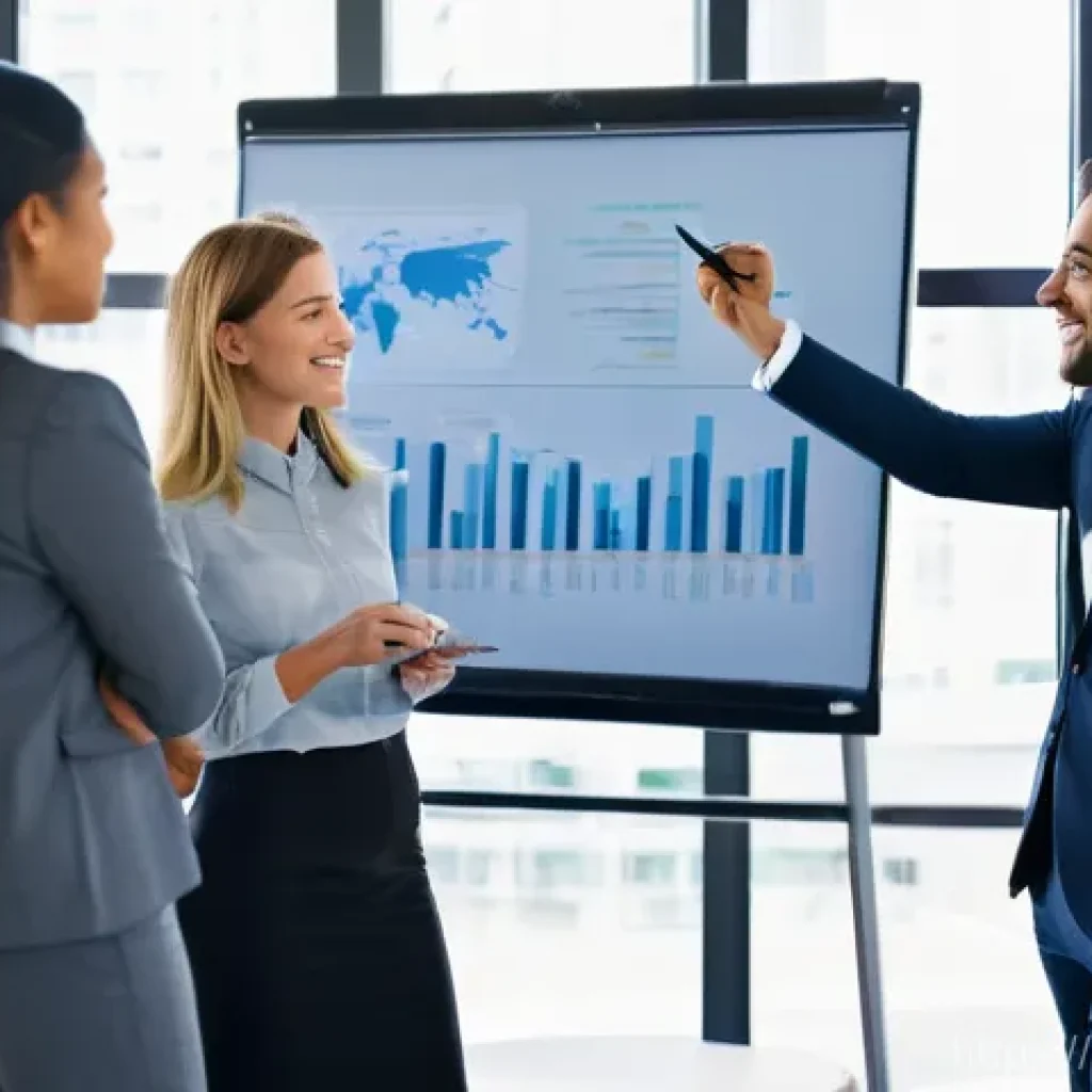 경영학 학위 프로그램 - **Prompt:** A diverse group of 5-7 ambitious professionals, men and women of various ethnicities and...