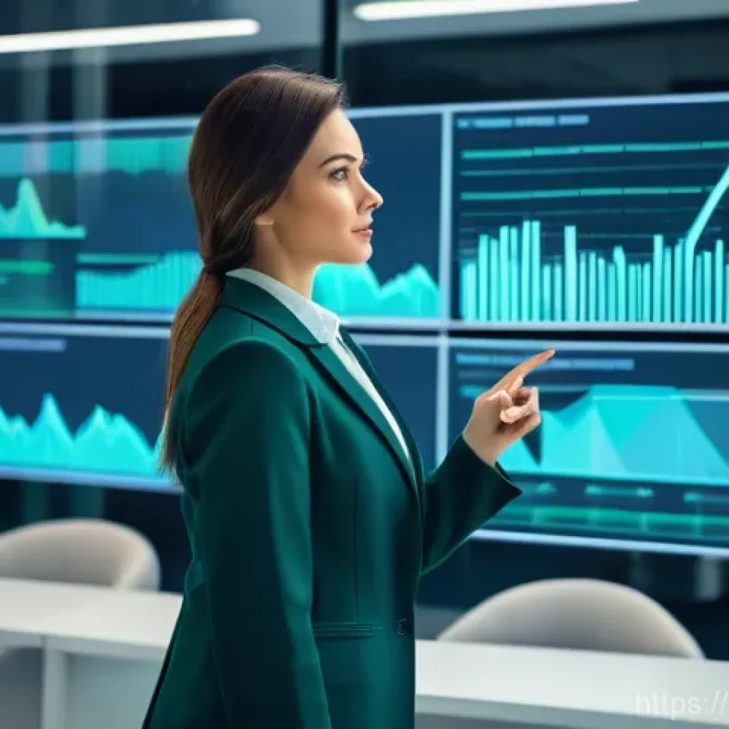 시장 경쟁 분석 - **Prompt Title: Data-Driven Market Insight**
    "A professional woman, late 20s to early 30s, with ...