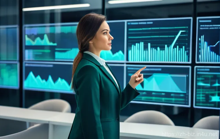 시장 경쟁 분석 - **Prompt Title: Data-Driven Market Insight**
    "A professional woman, late 20s to early 30s, with ...