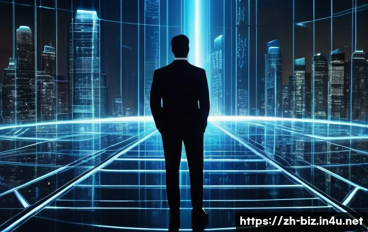 AI 기반 경영 의사결정 - **AI Unlocking Data Treasures for Discerning Decisions:** A dynamic and futuristic scene where a sle...