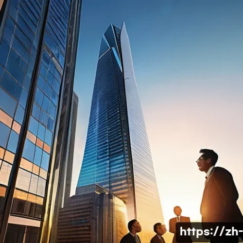 상장과 공모 - **Prompt 1: The Ascent of a Corporate Giant**
    "A majestic, wide-angle shot depicting a vibrant, ...
